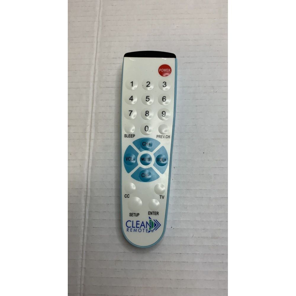 Clean Remote CR1 Universal‎ Remote Control, Spill Proof. Hospitality  healthcare